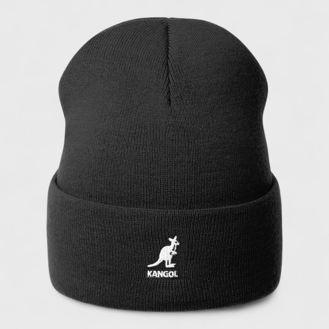 Kangol 2-Way Text Beanie black - Shop-Tetuan