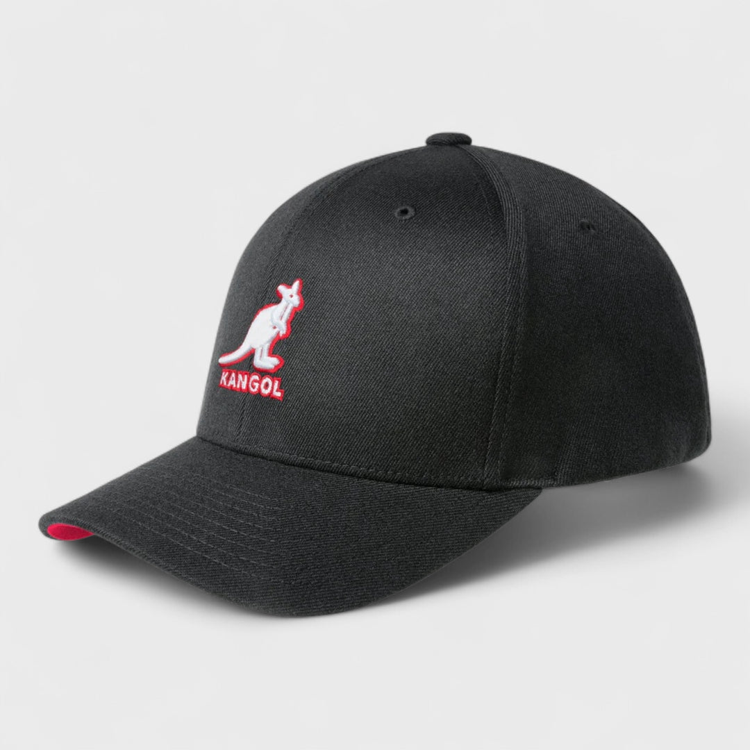 Kangol 3D Wool FlexFit® Baseball cap black - Shop-Tetuan