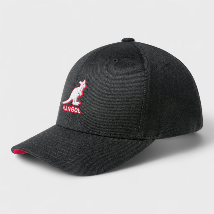 Kangol 3D Wool FlexFit® Baseball cap black - Shop-Tetuan