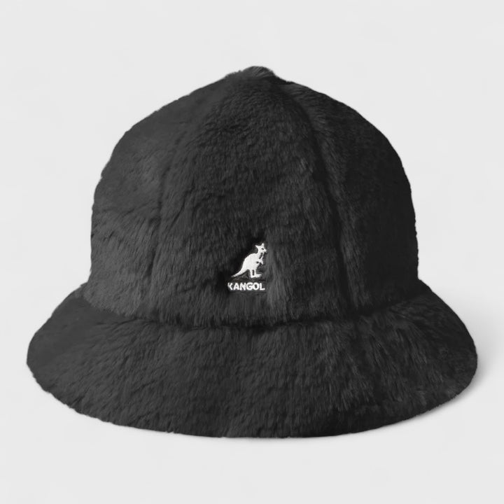 Kangol Faux Fur Casual black - Shop-Tetuan