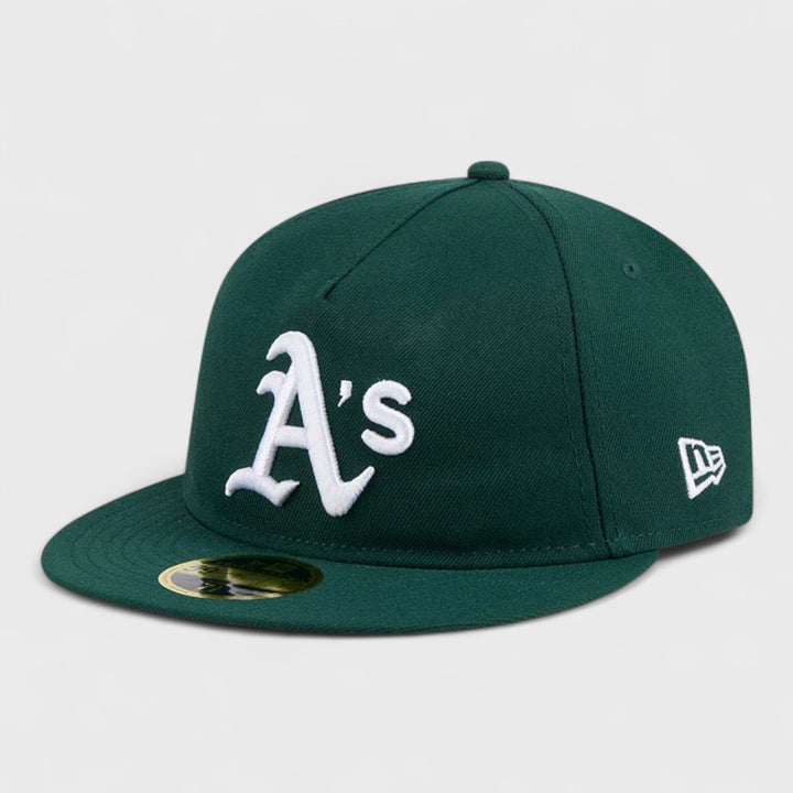New Era Easy Retro Crown 59FIFTY A-Frame O Athletics green