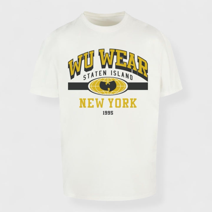 WU Wear Staten Island College Oversize Tee ready for dye