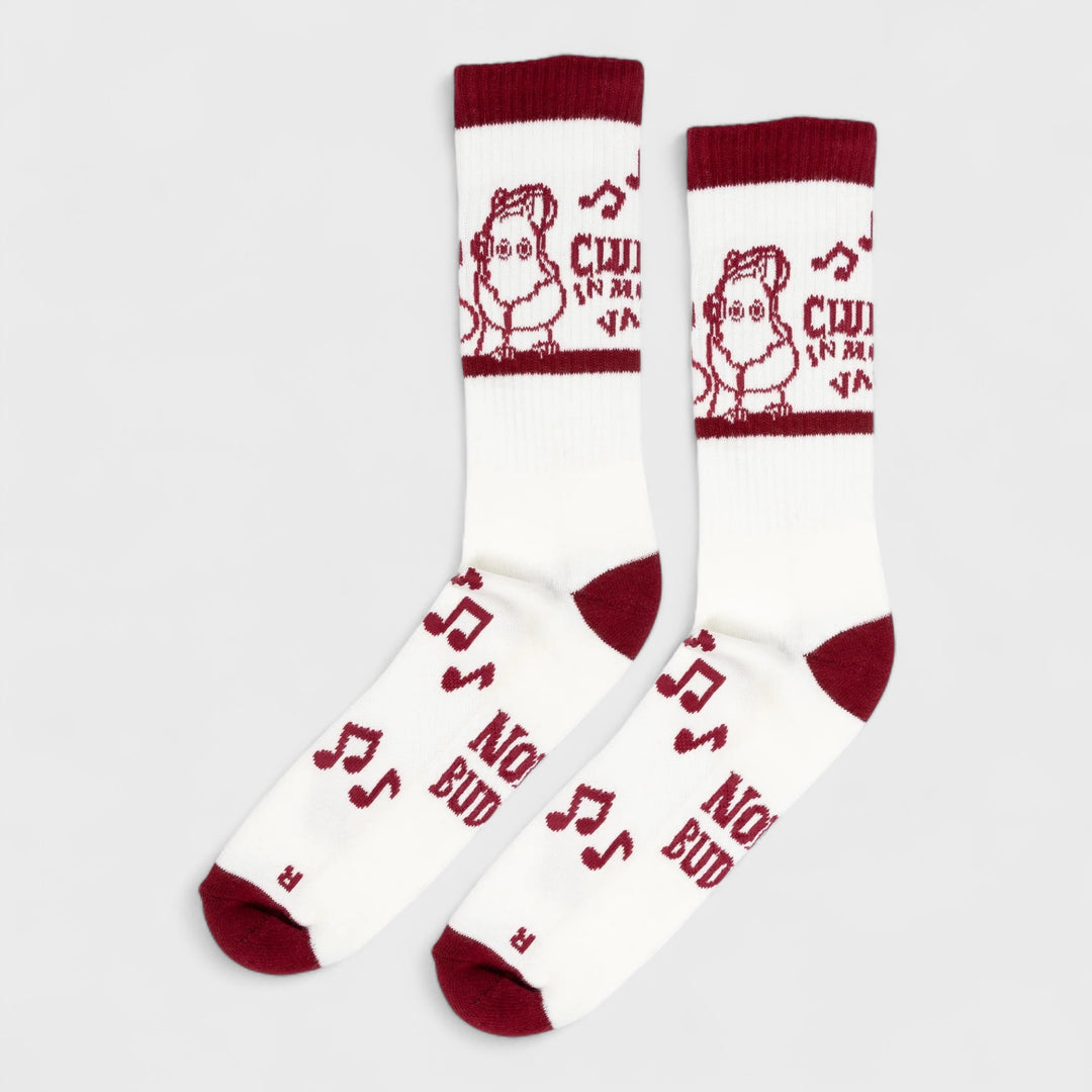 Moomin Club Life Socks white/red - Shop-Tetuan