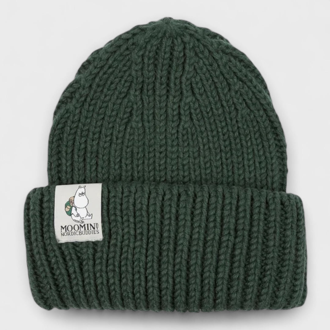 Moomin Muumipeikko Muhkea beanie green - Shop-Tetuan