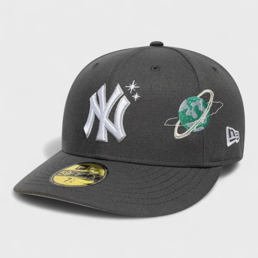New Era MLB Planet Icon 59Fifty NY Yankees charcoal - Shop-Tetuan