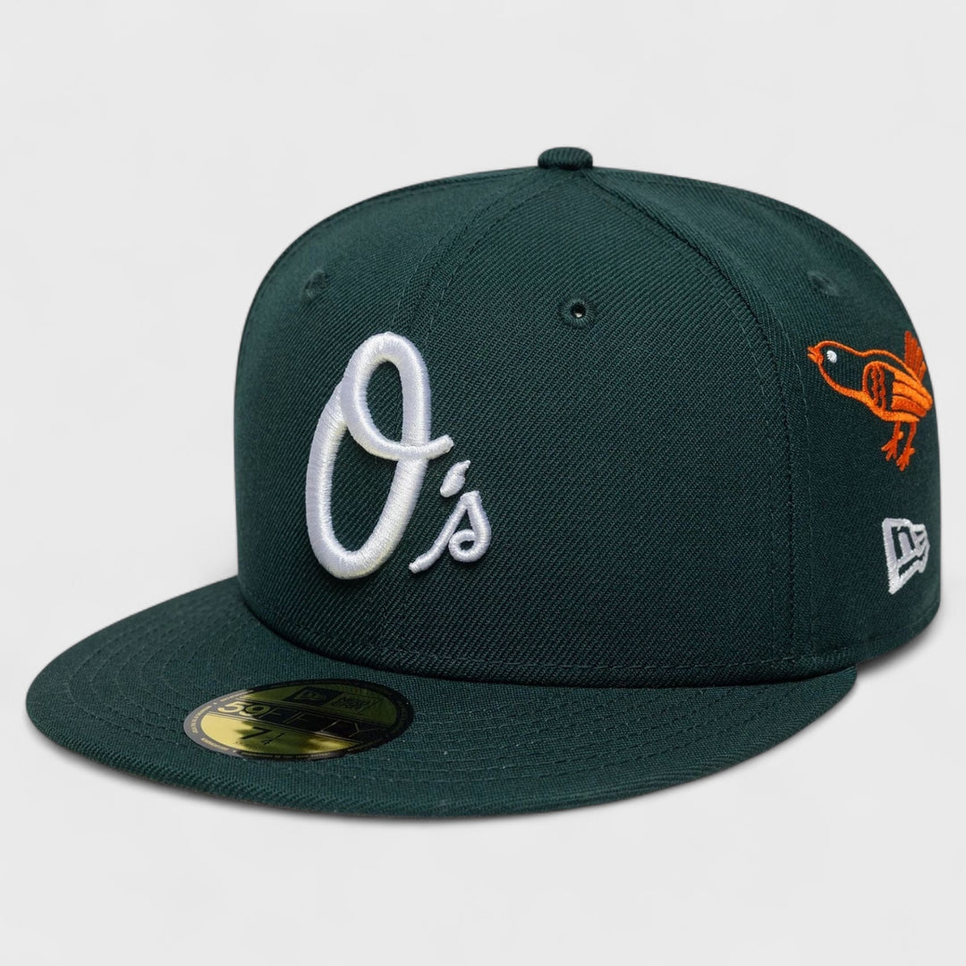 New Era MLB 59Fifty B Orioles dark green - Shop-Tetuan
