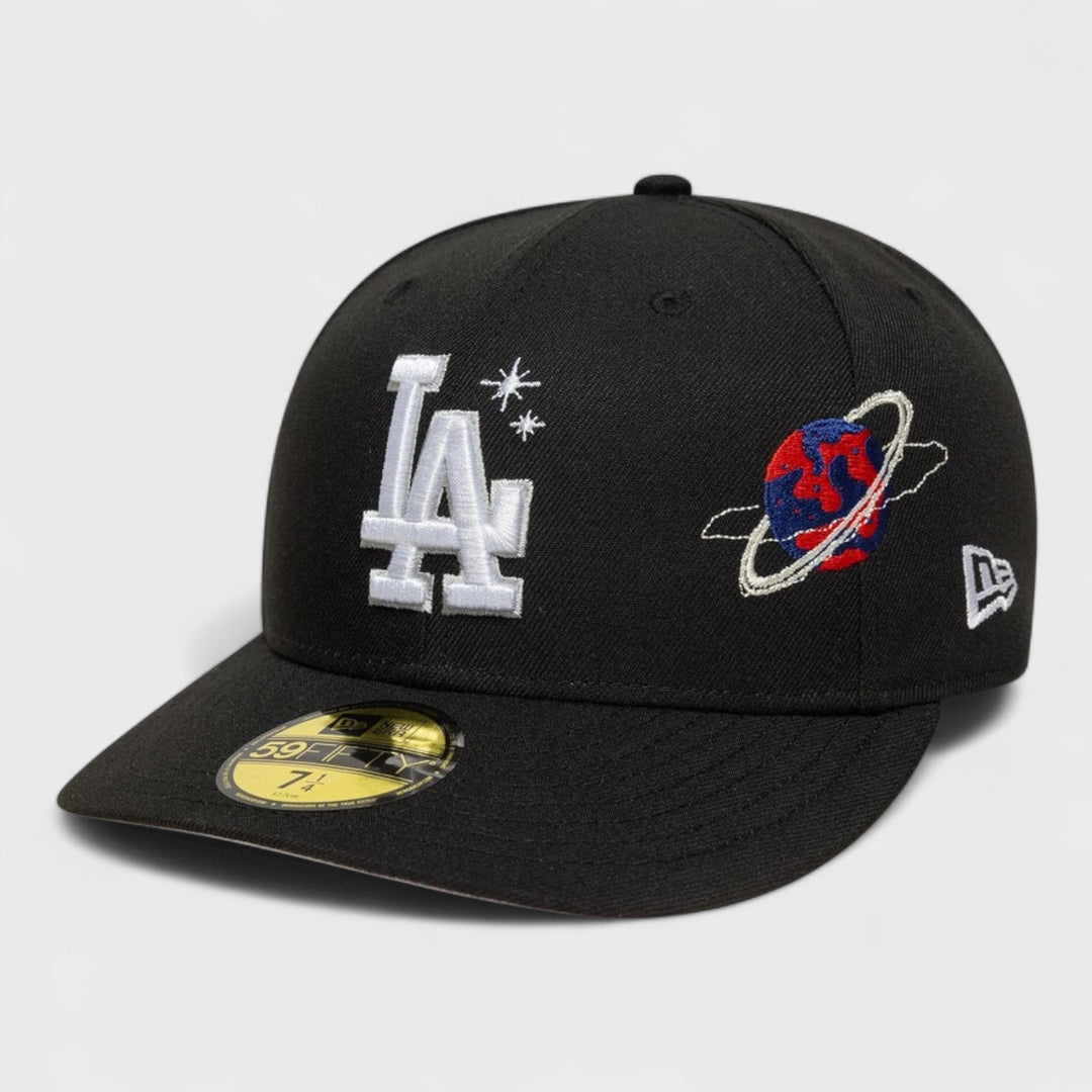 New Era MLB Planet Icon 59Fifty LA Dodgers black - Shop-Tetuan