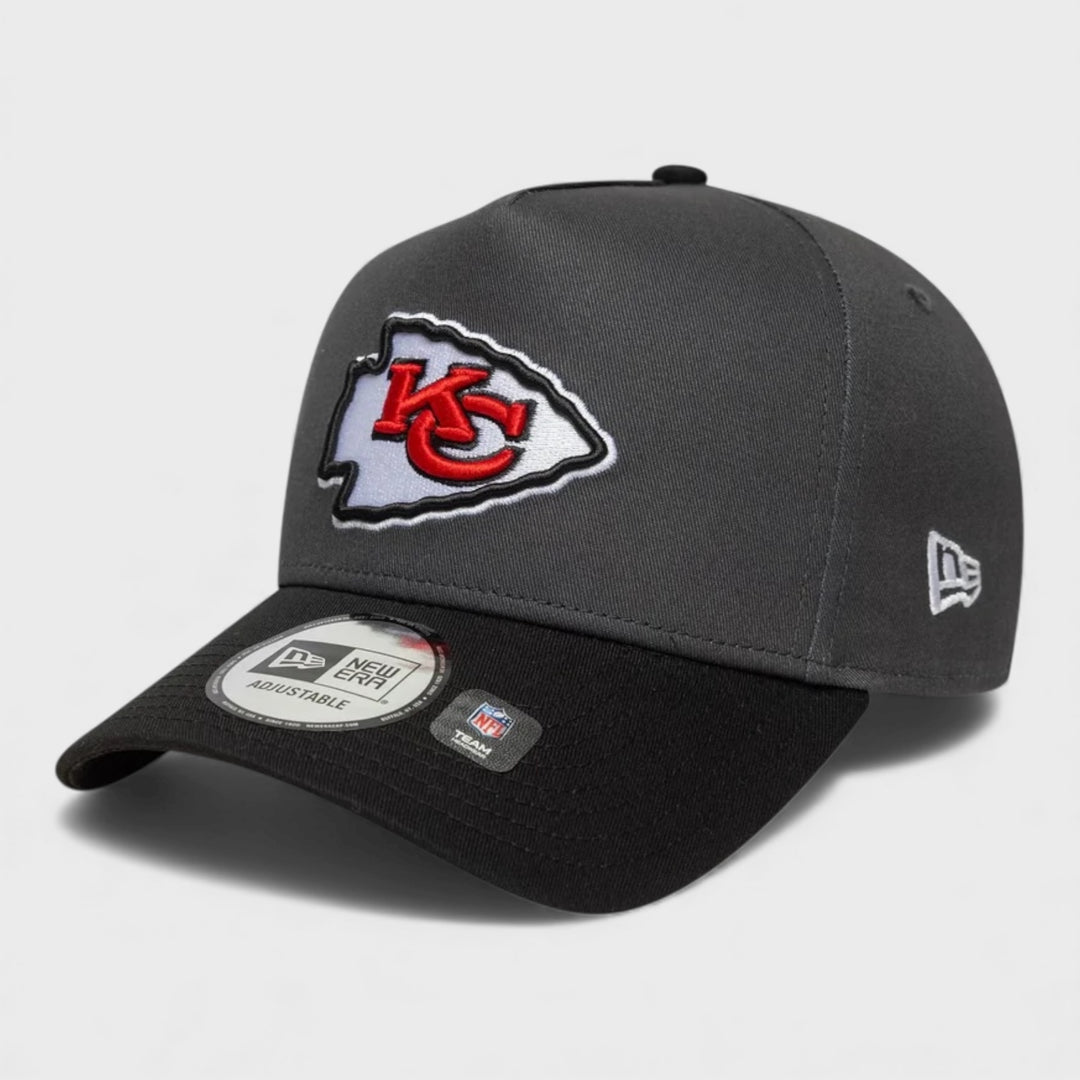 New Era NFL 9Forty E-Frame KC Chiefs charcoal/black - Shop-Tetuan