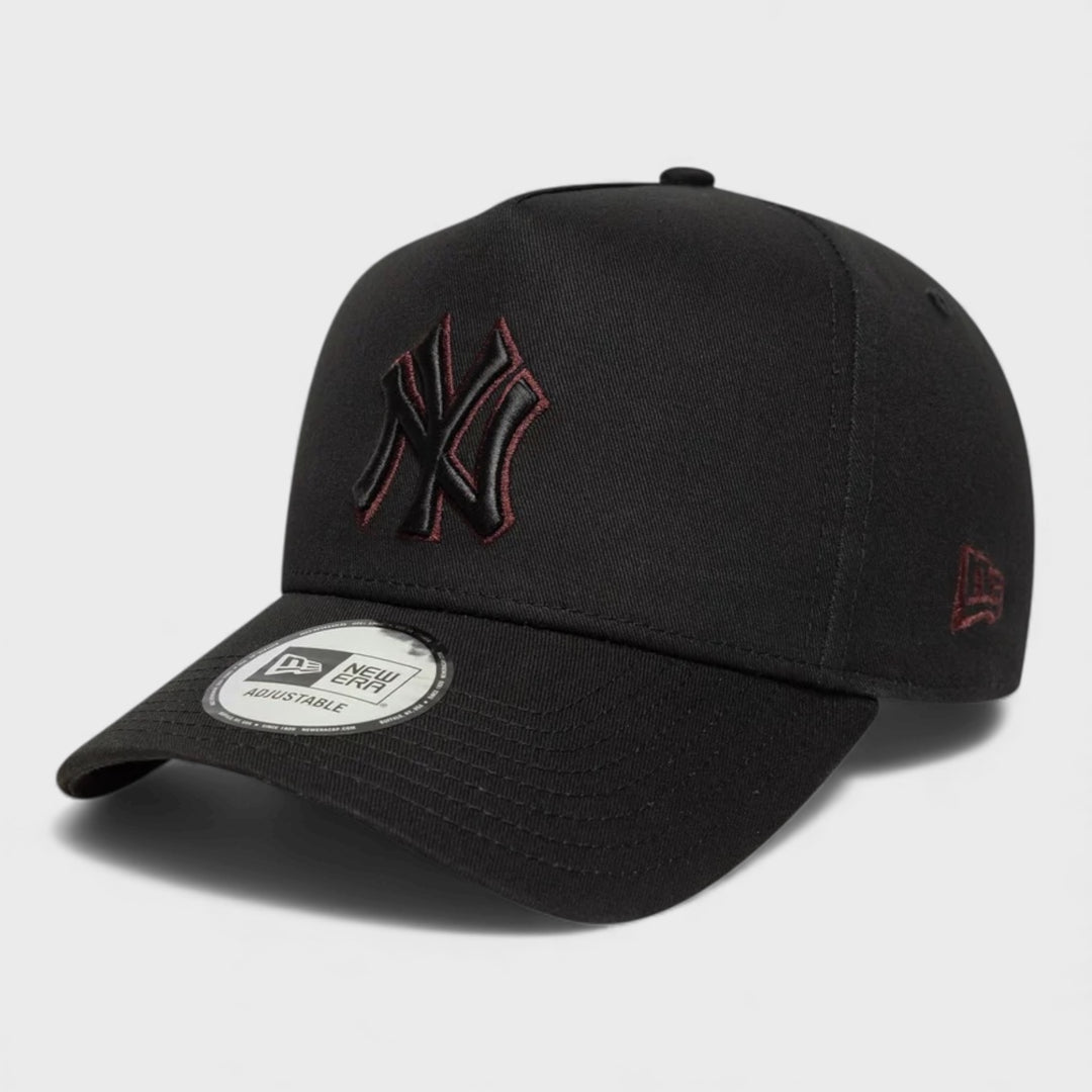 New Era MLB Team Outline 9Forty E-Frame NY Yankees black - Shop-Tetuan