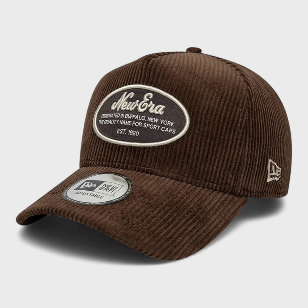 New Era Patch Cord 9Forty E-Frame dark brown - Shop-Tetuan