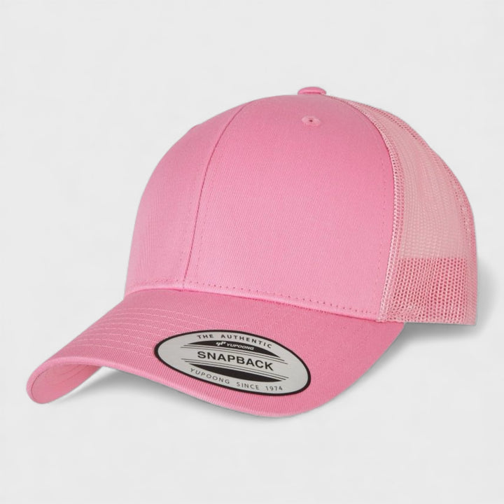 The Classics Yupoong Retro trucker cap pink