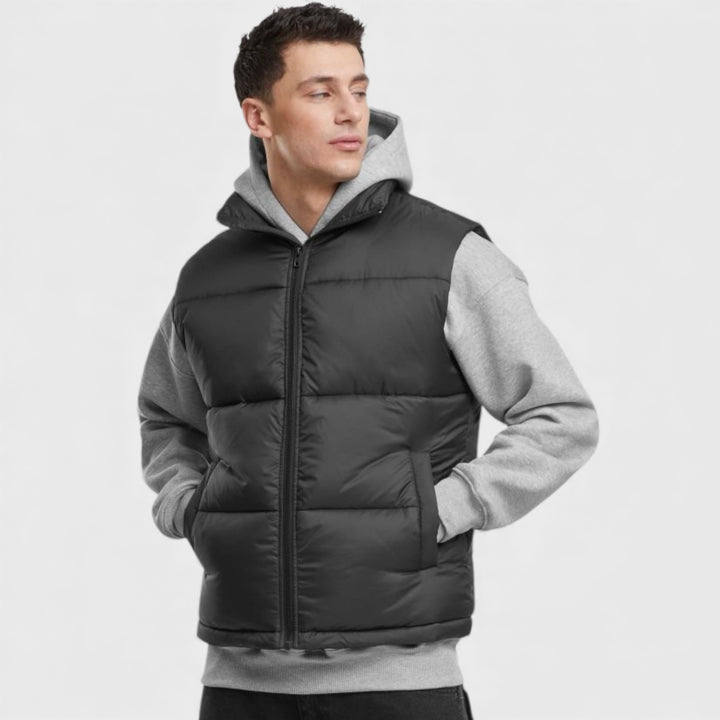 Urban Classics Basic Puffer Vest cloudgrey