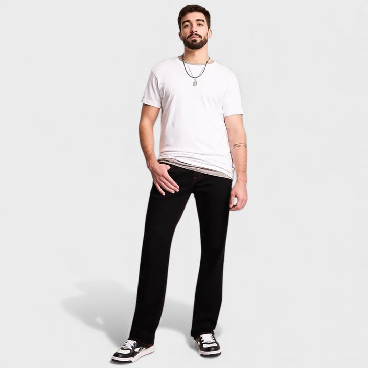 True Religion Ricky SN Flap 34 Inseam jeans black rinse