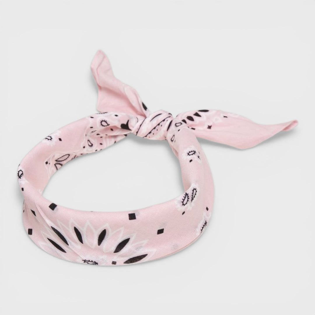Bandana floral babypink - Shop-Tetuan