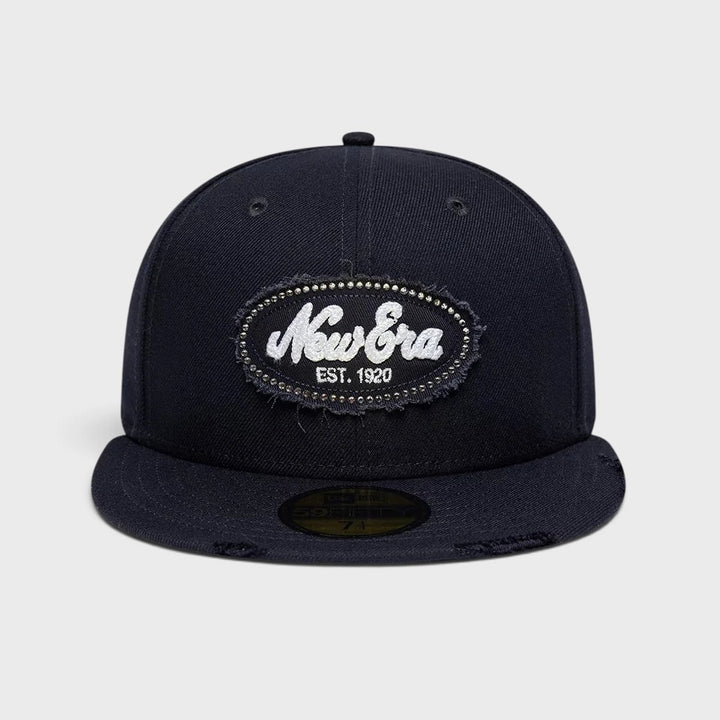 New Era Gem Patch Distress 59Fifty navy