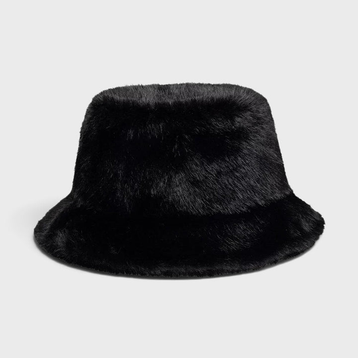 New Era Faux Fur Bucket Hat black - Shop-Tetuan