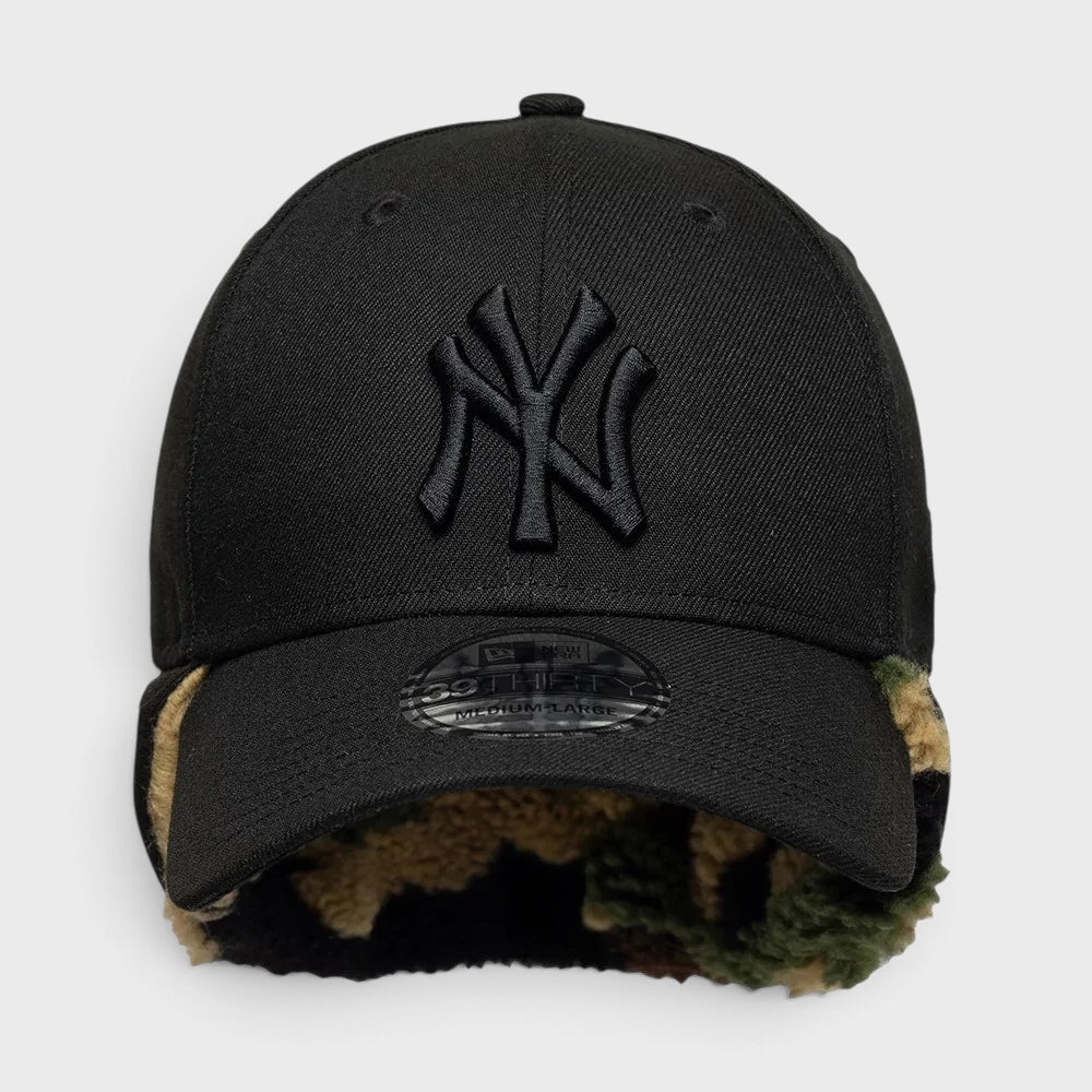 New Era MLB 39Thirty Downflap Strech Fit Cap black - Shop-Tetuan