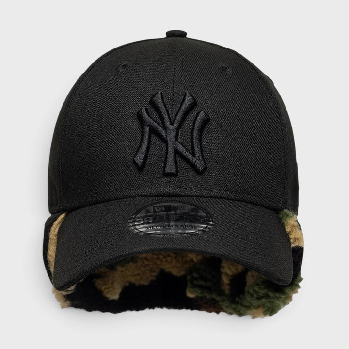 New Era MLB 39Thirty Downflap Strech Fit Cap black - Shop-Tetuan