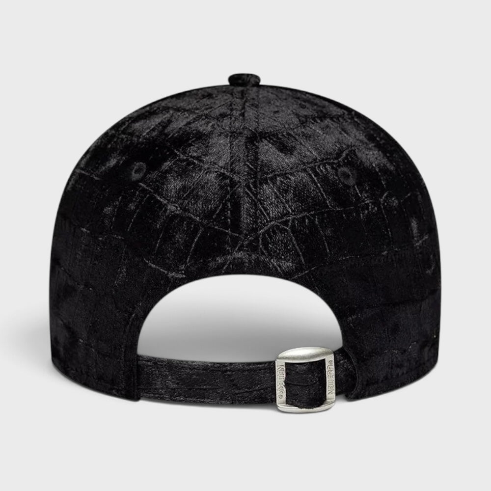 New Era MLB Patterned Velour 9Forty cap NY Yankees black - Shop-Tetuan