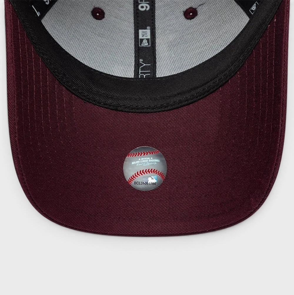 New Era MLB Metallic 9Fortyc cap LA DOdgers maroon - Shop-Tetuan