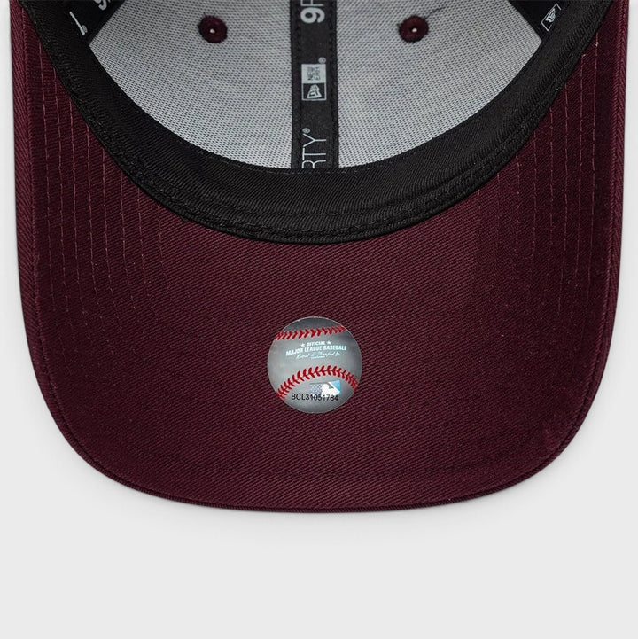 New Era MLB Metallic 9Fortyc cap LA DOdgers maroon - Shop-Tetuan