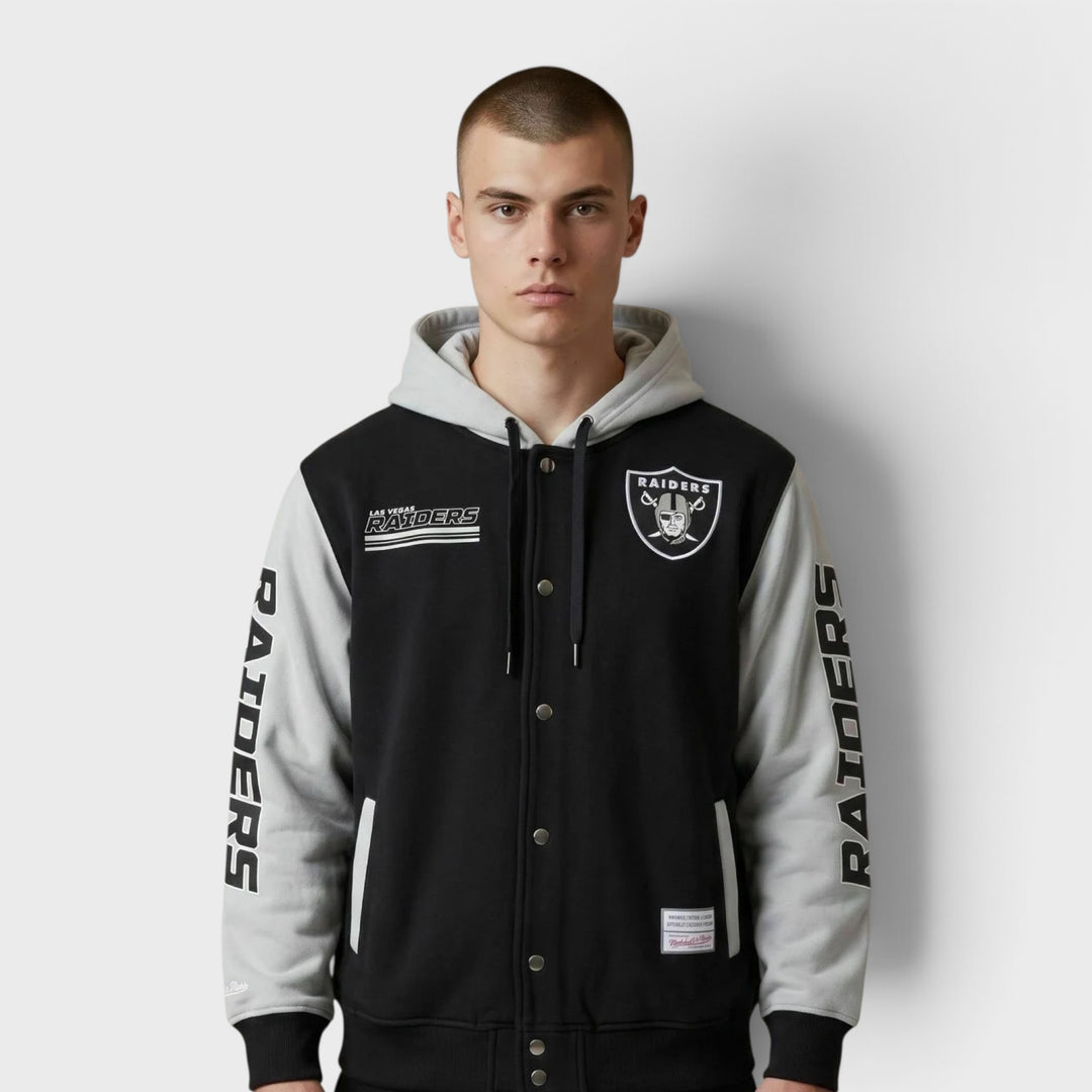 Mitchell & Ness Triple Check Courtside Fleece LV Raiders black - Shop-Tetuan