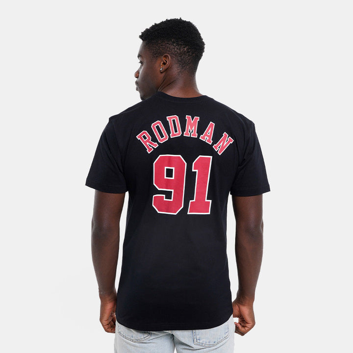 Mitchell &amp; Ness NBA N&amp;N tee C Bulls Dennis Rodman black - Shop-Tetuan