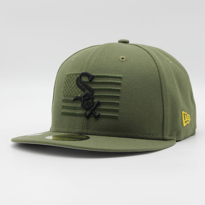 New Era Armed Forces Day 2023 59Fifty C White Sox olive