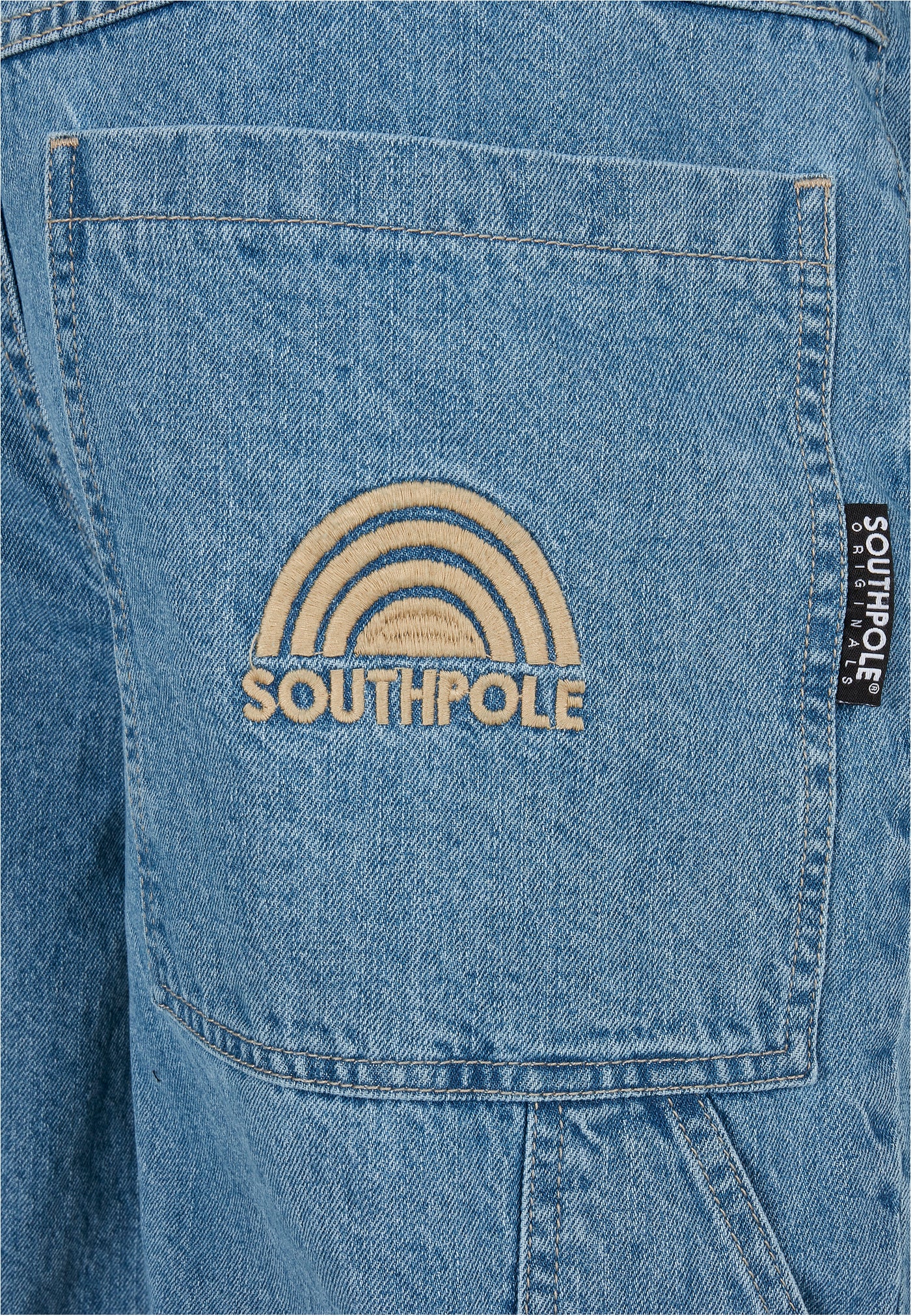 Southpole Embroidery Denim retro midblue - Shop-Tetuan