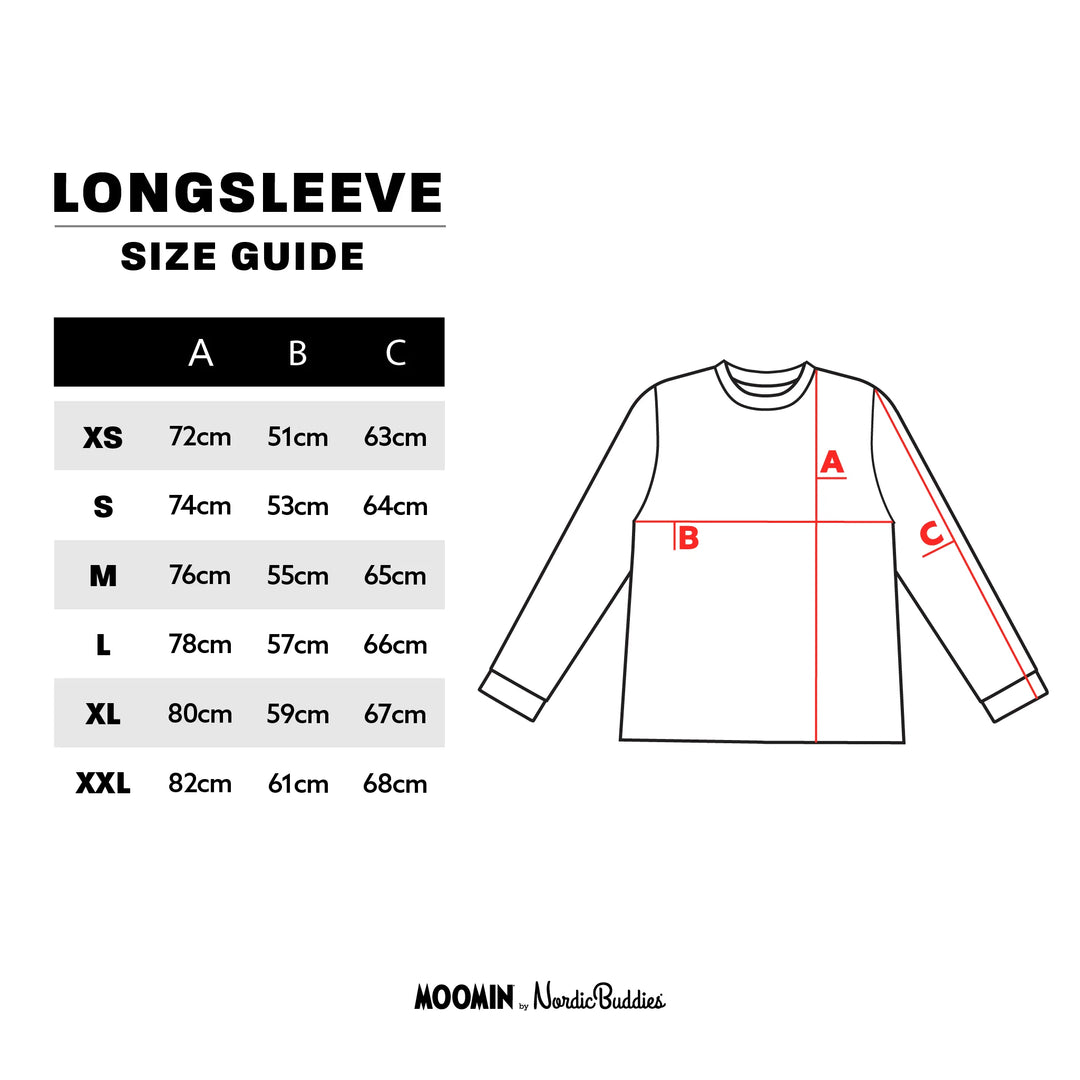 Muumi Novels Premium L/S Tee white