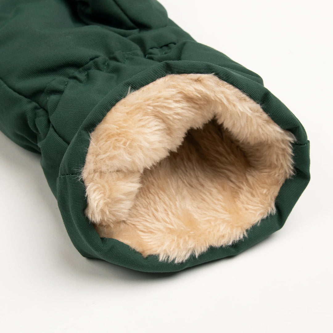 Moomin Haisuli mittens puffer green