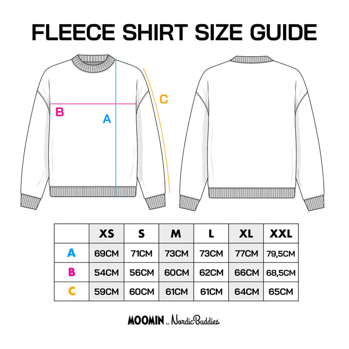 Moomin Muumipeikko Seikkailu Fleece dark blue/white