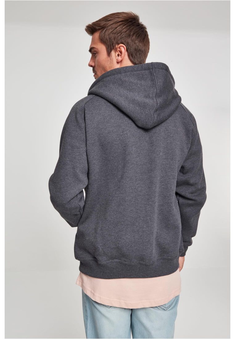 Urban Classics zip hoody charcoal - Shop-Tetuan