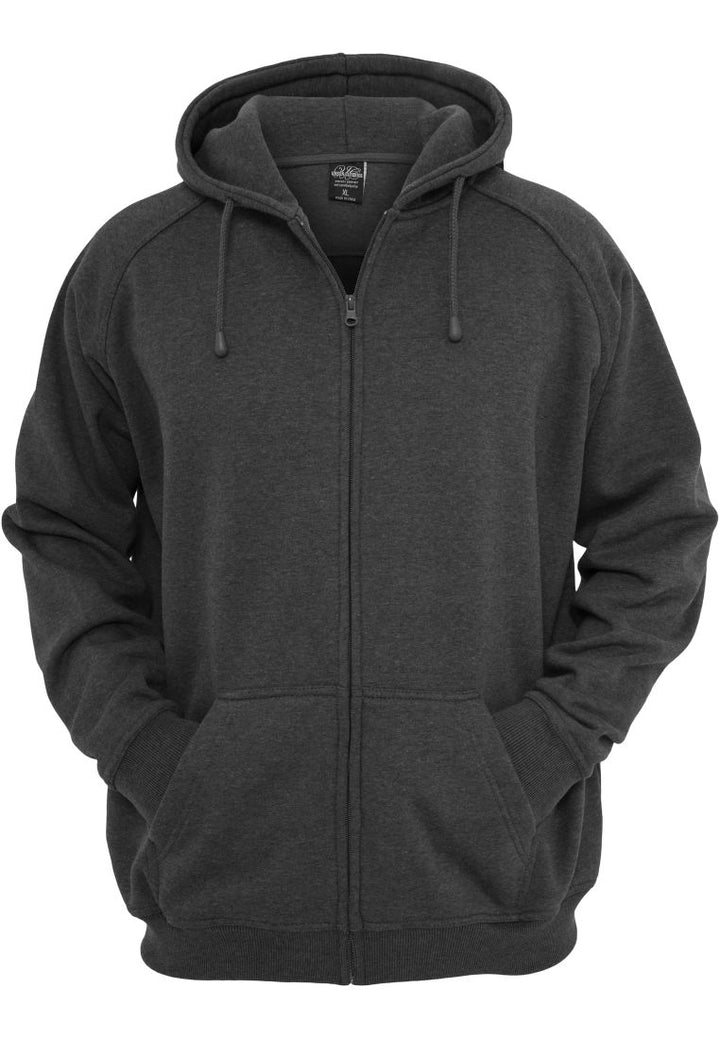 Urban Classics zip hoody charcoal - Shop-Tetuan