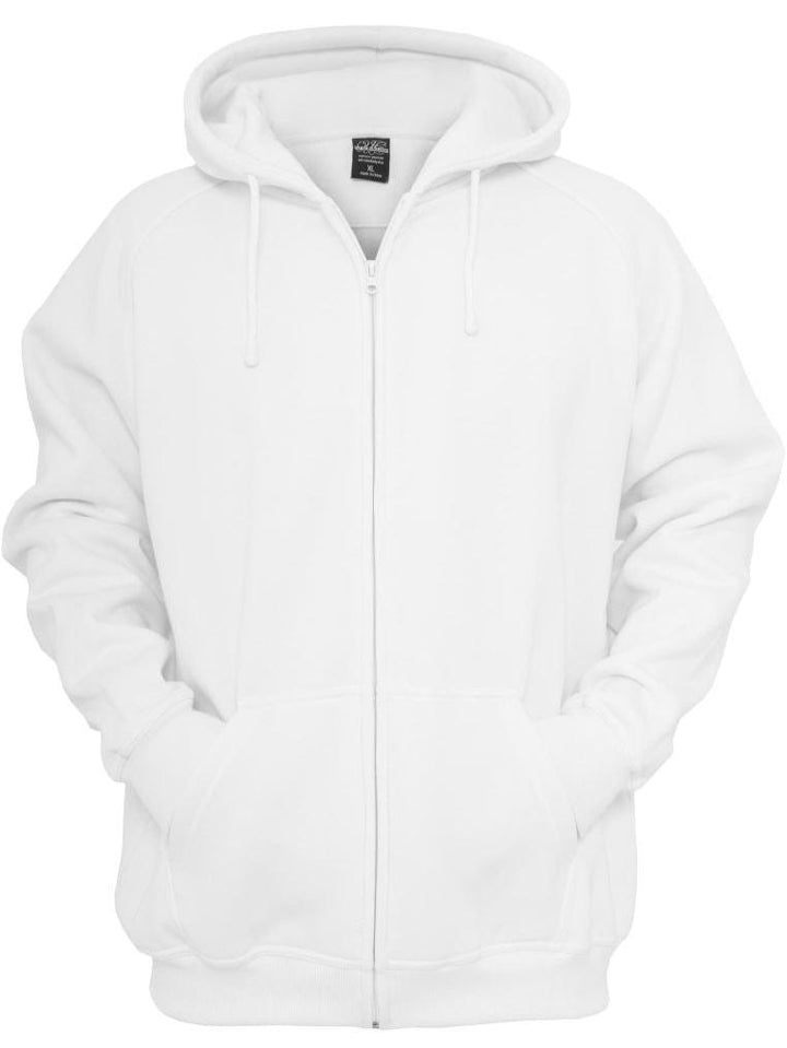 Urban Classics zip hoody white - Shop-Tetuan