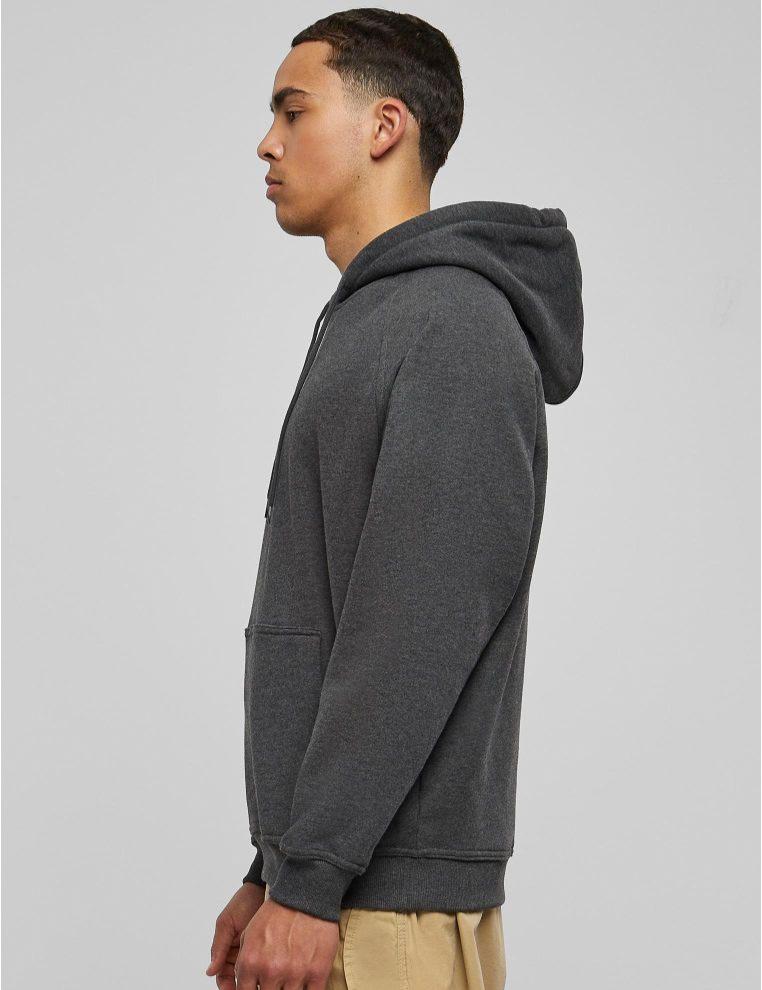 Urban Classics blank hoody charcoal - Shop-Tetuan