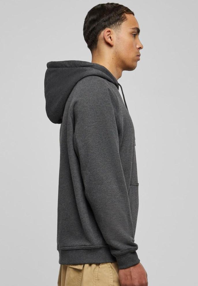 Urban Classics blank hoody charcoal - Shop-Tetuan