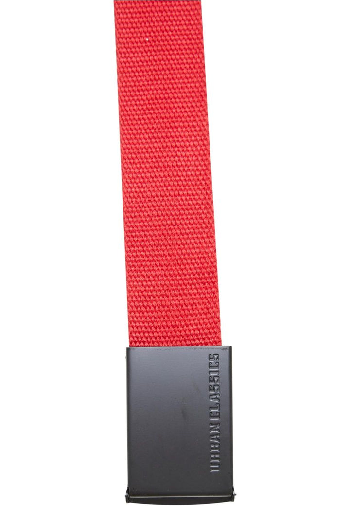 Urban Classics Canvas Belts cityred/black - Shop-Tetuan