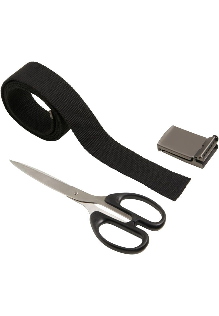 Urban Classics Canvas Belts black - Shop-Tetuan