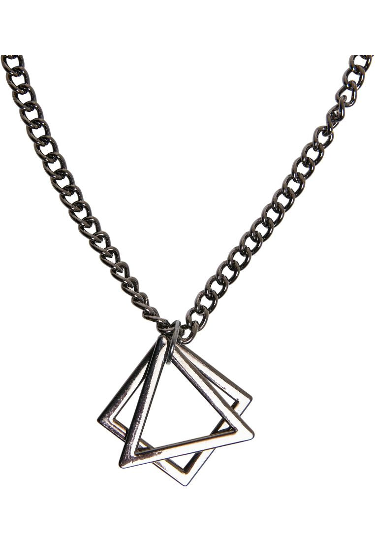 Urban Classics Mercury Layering Necklace gunmetal