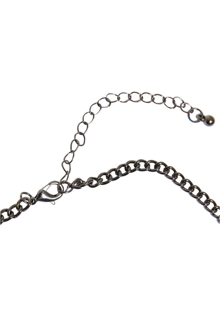 Urban Classics Mercury Layering Necklace gunmetal