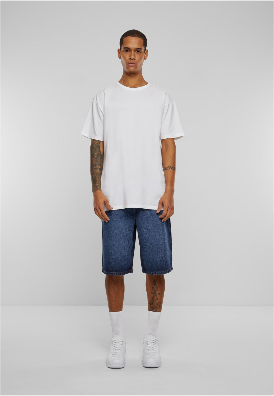 Urban Classics 90's Heavy Denim Shorts new dark blue washed (Kopio) - Shop-Tetuan