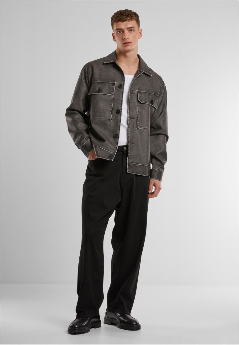 Urban Classics Tapered Twill Baggy Pants black