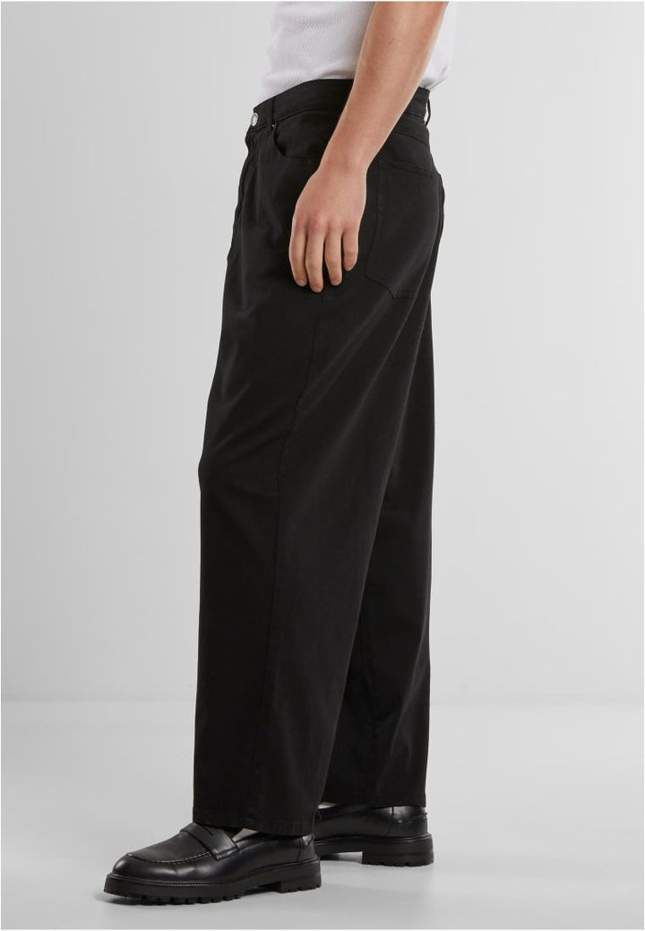 Urban Classics Tapered Twill Baggy Pants black