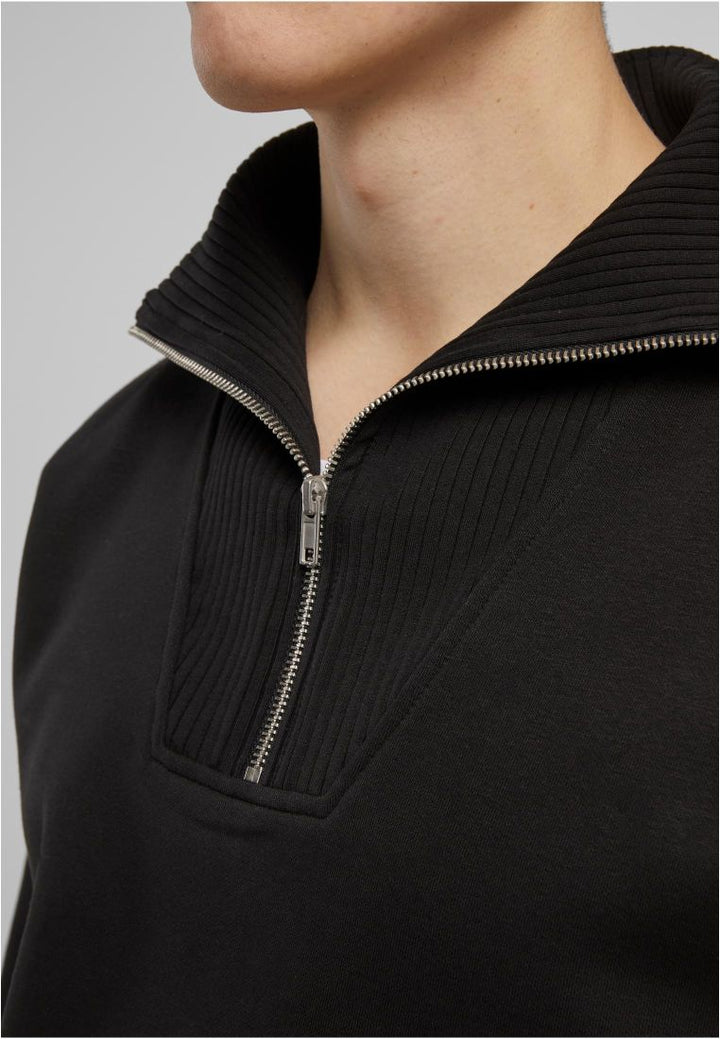 Urban Classics Cut&Sew Troyer black