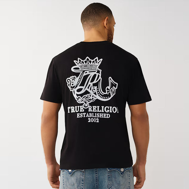 True Religion Crest tee jet black - Shop-Tetuan