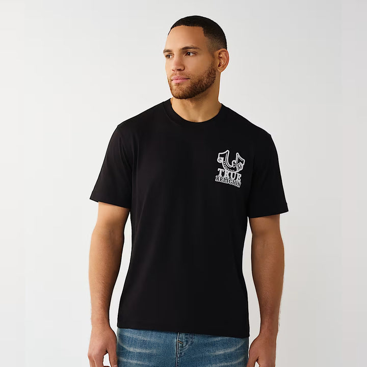True Religion Crest tee jet black - Shop-Tetuan