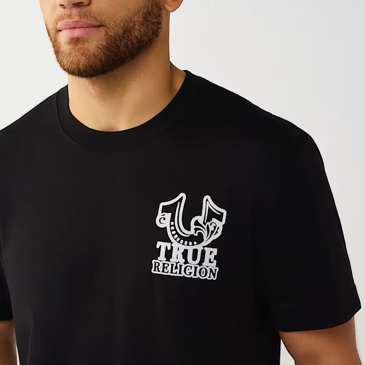 True Religion Crest tee jet black - Shop-Tetuan