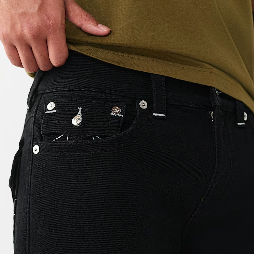 True Religion Billy Big T Flap 34IN jeans black rinse - Shop-Tetuan