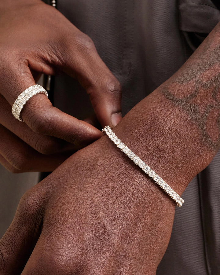 Tennis Adjustable Bracelet With Zircon steel - Shop-Tetuan